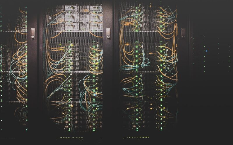 Data centre server room representing AI infrastructure investment
