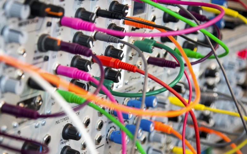 Assorted electric cables