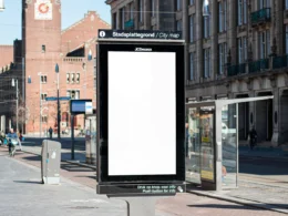 Black and white street sign