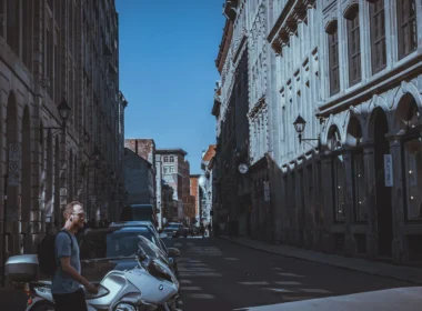 Old Montreal street of stone facades, the city where the Canada-EU Digital Trade Agreement was concluded