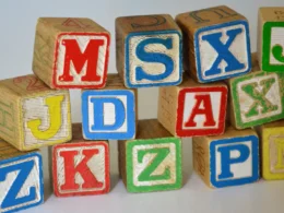 Letter block toy