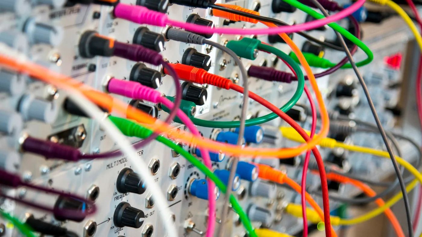 Assorted electric cables